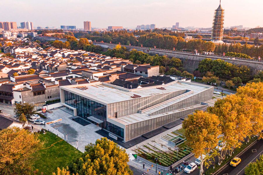 Stadtmauermuseum Nanjing - Außenansicht