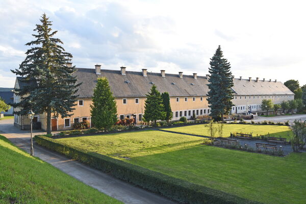 Außenansicht Alte Kaserne vor Restaurierung, Nordseite